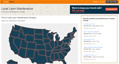 Desktop Screenshot of locallawnmaintenance.com