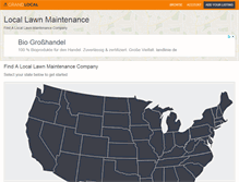 Tablet Screenshot of locallawnmaintenance.com